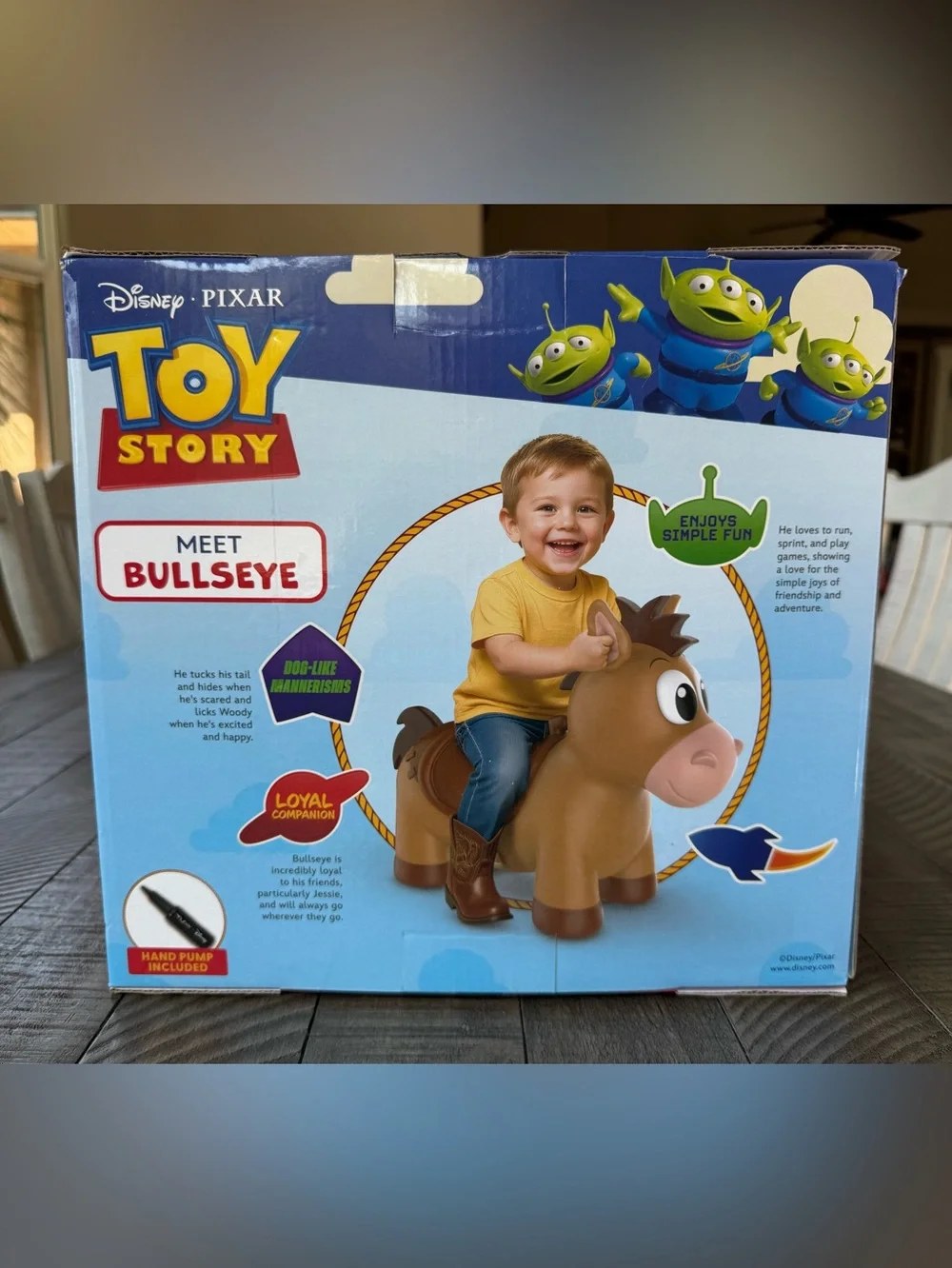 Disney Pixar Toy Story Bullseye Animal Hopper by Flybar (NIB)